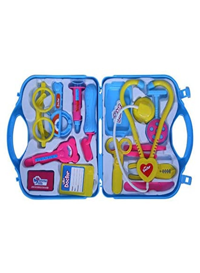 توب هافين مجموعة ألعاب الطبيب من توبهافن للأطفال، تتضمن حقيبة سفر قابلة للطي وملحقات طبية صغيرة الحجم للبنات والأولاد. - Image 4